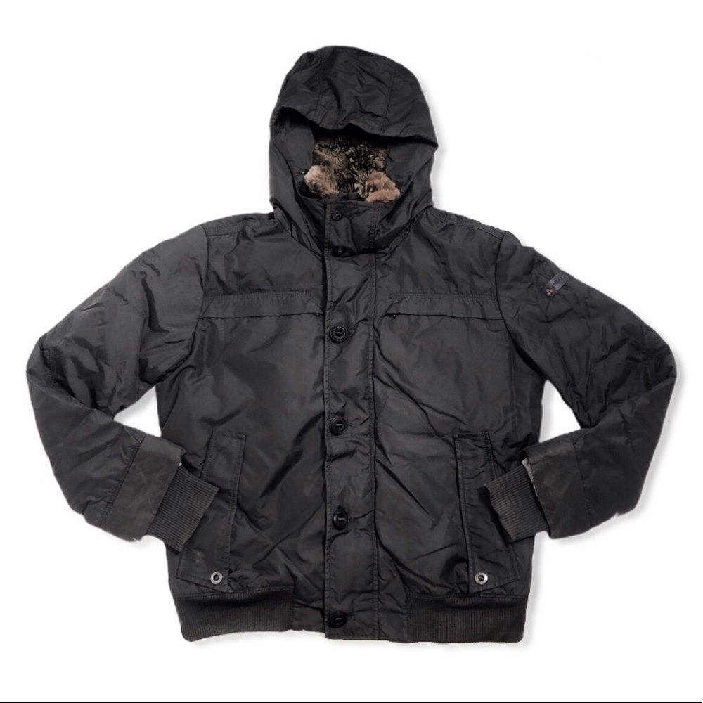 Peuterey Goose Down Technical Oxford Puffer Coat
